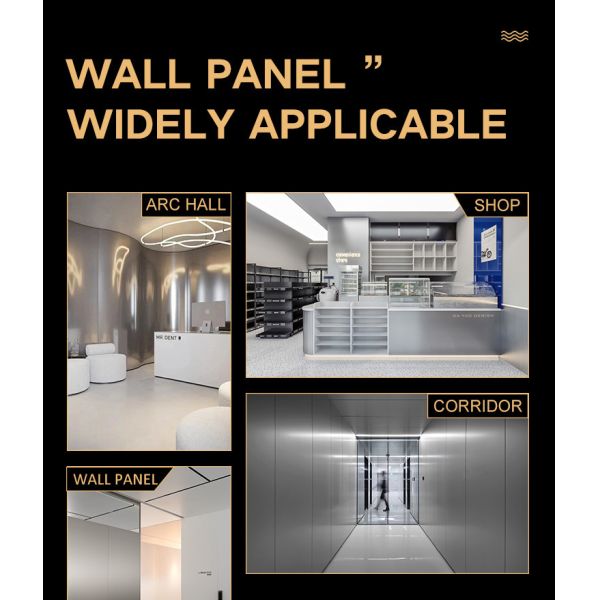 PVC Decorative Metal Bamboo Charcoal Fibre Board Panel Moistureproof