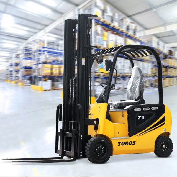 Full Stacker Mini 2 Tonne Electric Forklift Truck Mobile For Industrial