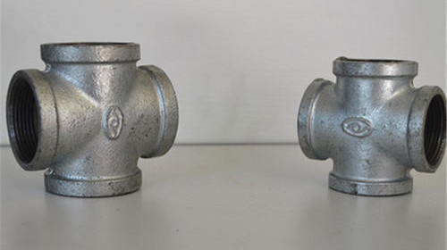 Galvanized Cross Black Malleable Cast Iron Pipe Fittings