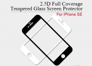 China SGS Black iPhone SE Tempered Glass Screen Protector on sale