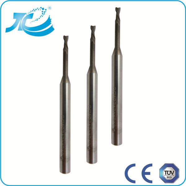 4 Flute High Precision Tungsten Carbide Long Neck End Mills with Air or Oil Cooling Mode