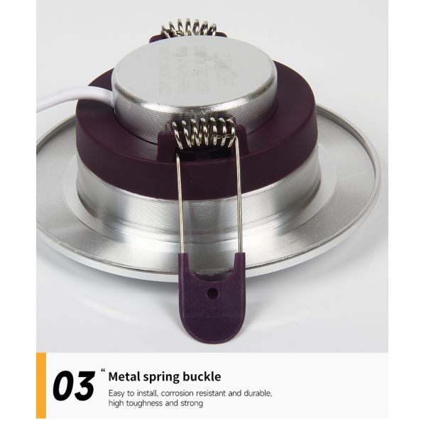 Hotel 6500K Dimmable COB LED Recessed Downlight High Lumen For Residential