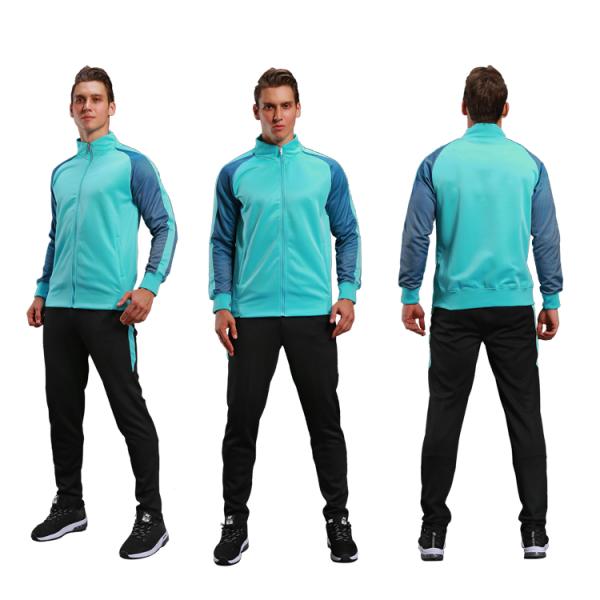 100 Polyester Mens Sportswear Jacket Winter Unisex Tracksuits