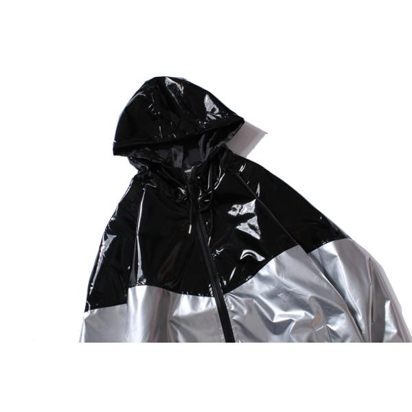 Hip Hop Style B-BOY Mens Reflective Jacket Windbreak Shining Windproof