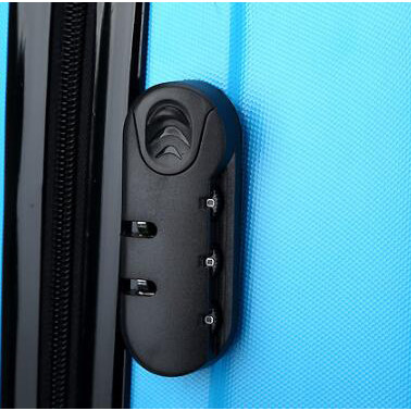 190D Blue 8x Mute Wheels ODM ABS PC Luggage