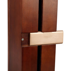 MDF Veneer Paper Wooden Wine Gift Box Handmade Cardboard For Single Bottle