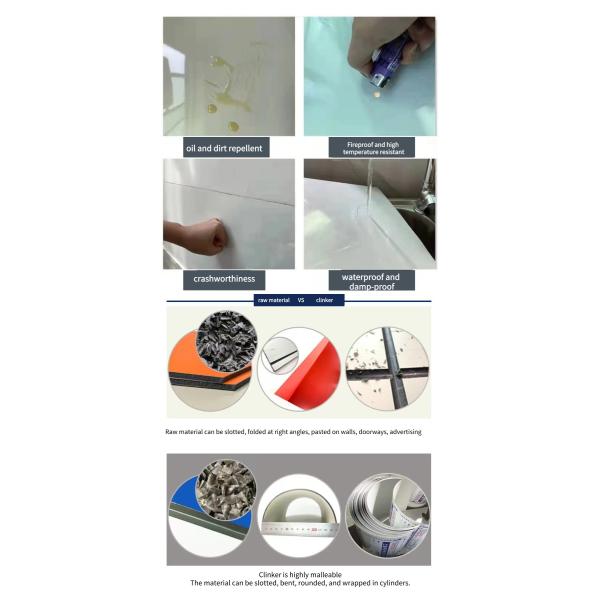 4MM White Interior Wall Paneling PVDF Aluminum Composite Panel With Acp Construction 1.22 X 2.44m For Exterior Wall Cladding Panel Plate