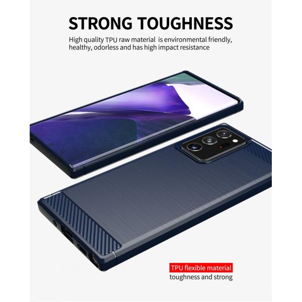 Luxury Shockproof Phone Cases Carbon Fiber TPU Back Cover Anti Slip