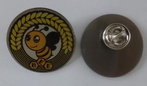 Quality custom  bee metal  printing pin  badge, lapel pin, gift badge for sale