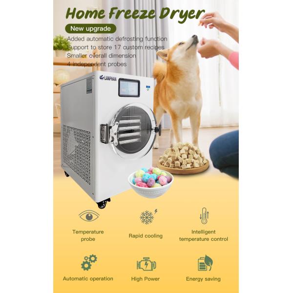 Lyophilizer Home Freeze Dryers With Vacuum Pump For Freeze Dried Coffee Milk Yogurt