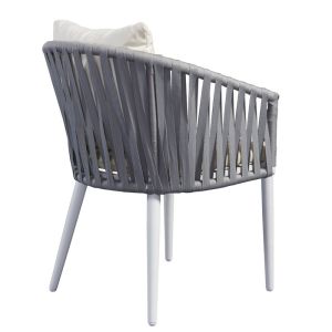 100% Polyester Patio Rope Furniture Outdoor Leisure Chairs