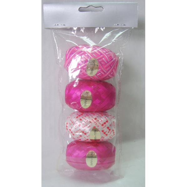 PP solid printed Easter Curled Ribbon Egg with sigle face and customer logo