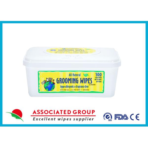 Antibacterial Dog Teeth Wipes / Hypoallergenic Cat Wipes For Dander