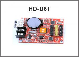 Quality Huidu led controller card HD-A40 HD-U61 single/dual color display LED control card p10 led module outdoor led sign for sale