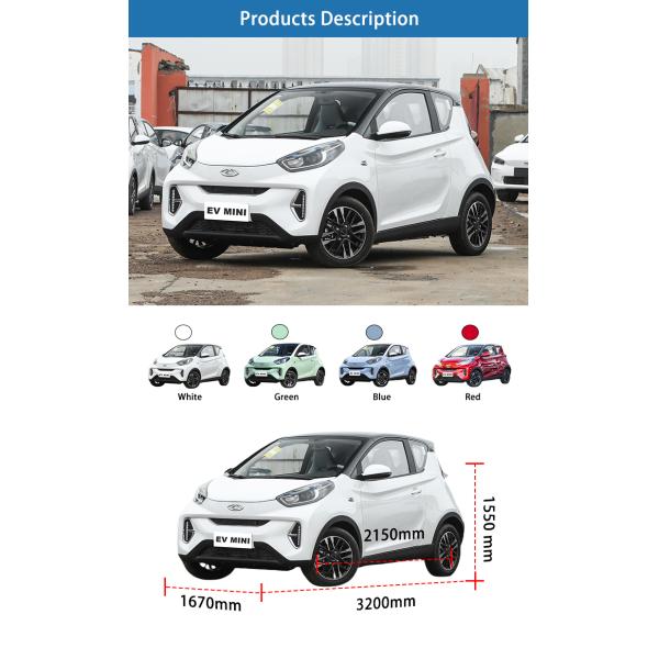 Chery Ant small eV vehicles modern 30kw compact electric vehicle
