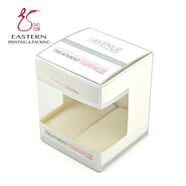 Transparent Window 100mm Width Cosmetic Packaging Box