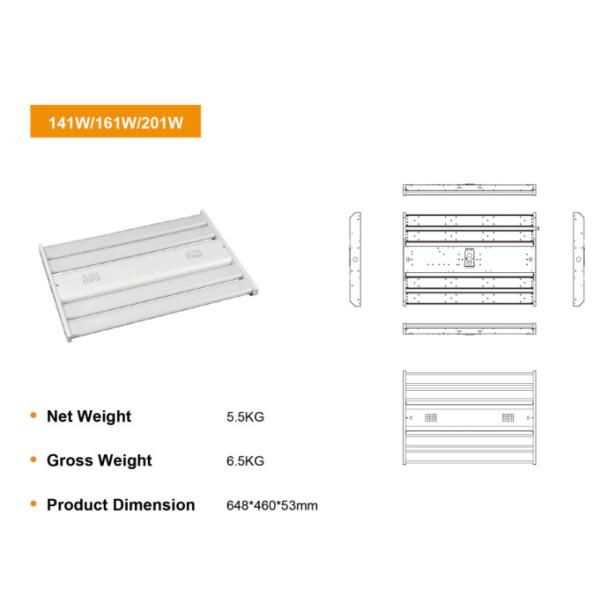 LC5.0 170lm/W 481W Linear High Bay LED Lights