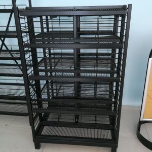 Quality Customized Commercial Supermarket Equipment Showy Beauty Display Rack for sale