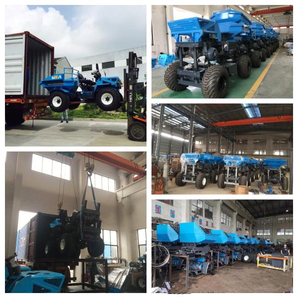 Electric Start Crawler Mini Dumper 35HP Oil Palm Tractor For Palm Oil Plantations