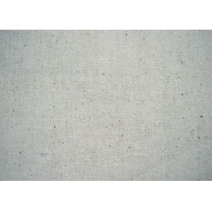 Quality Purity Cotton Twill Fabric / Grey Herringbone Fabric With Soft Touch for sale