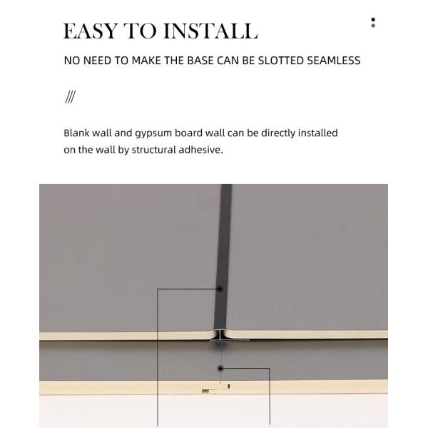 Fireproof Moisture Proof Metal Bamboo Charcoal Fiber Boards