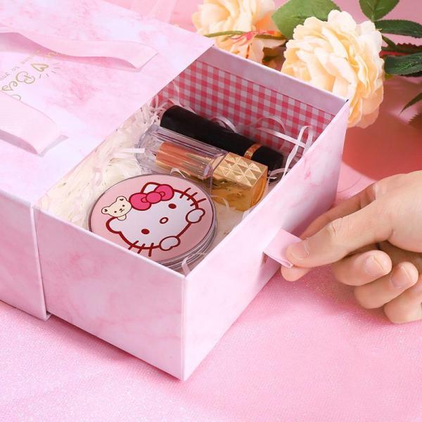 Luxury Rigid Paper Small Drawer Box Packaging with Custom Logo and Recyclable Material