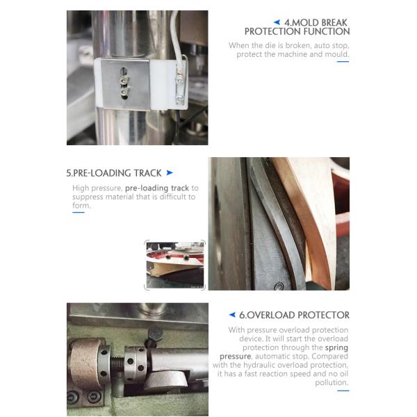 Energy Saving Automatic Rotary Tablet Press Machine / Pill Making Equipment