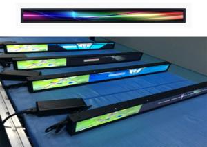 Quality Anti Glare LCD Advertising Display Ultra Wide Stretched Bar Digital Signage 32.5 Inch for sale