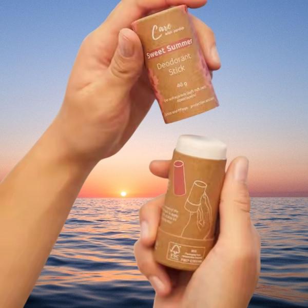 White Cardboard Lip Balm Tube With Wax Paper Lining Moisture Resistance