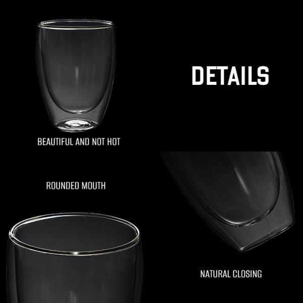 Wholesale 450ml Coffee Mugs & Glass Cups | Bulk Custom Logo Heat-Resistant BPA-Free Corporate Gifts