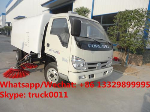 Buy BEST PRICE Customized forland 4*2 RHD road sweeping and cleaning truck for sale, street sweeping vehicle, sweeper truck at wholesale prices
