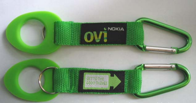 Stuffer water bottle holder hook belt clip orange/blue/green/red/black aluminum carabiner