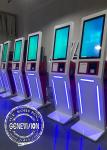 27 Inch Led Light Decor Self Service Touch Screen Kiosk Windows QR Scanner