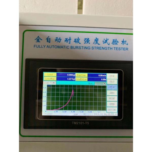 ASTM D2210 Intelligent Packing Carton Rupture Strength Testing Equipment