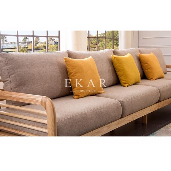 New Model 6 Seater Wood Sofa Set