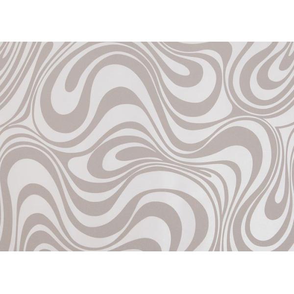 0.7*8.4M Removable Non -woven Modern Luxury Wallpaper with Abstract Curve