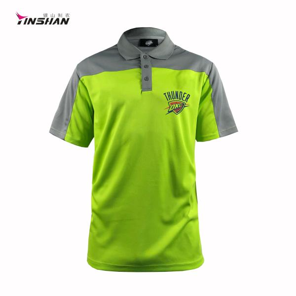 Customized Motocross Sports Team Polo Shirt Sublimated Plain Design for Men's Cycling