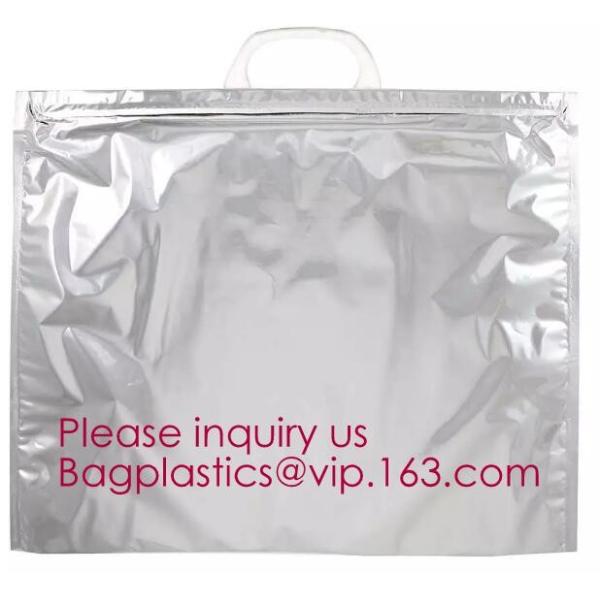 Aluminum Foil Food Use Disposable Cooler Bag Insulated Thermal Bag Organizer Storage Frozen Lunch Bag bagease bagplastic