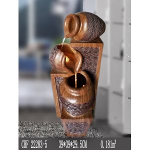 Quality Warm Led Pots Polyresin Garden Water Fountain for sale