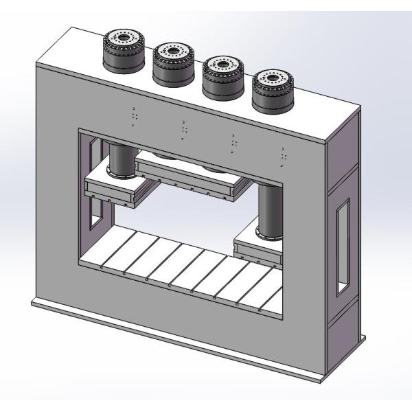 3000 Ton Gantry Hydraulic Press Machine Frame Type Structure