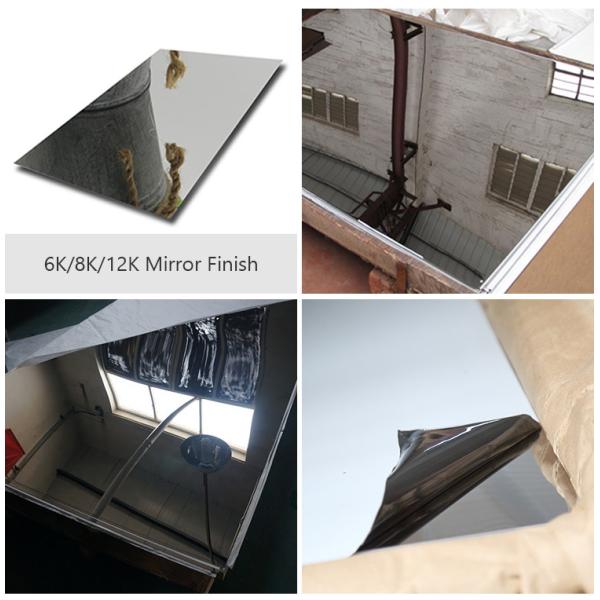 Cold Rolled Mirror Stainless Steel Sheet 201 304 316L 2B BA No.4 Hl 8k Surface Finish 4x8