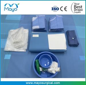 China Interventional Cardiology Sterile Angiography Drape Kits With Angio Drape on sale