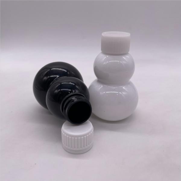 120ML PET Gourd Bottle for Health Products Customizable Color Screw Cap and Free Sample