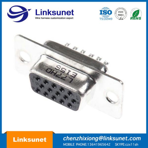 Soldering TYCO Wiring Harness AMP TE 5 - 747912 - 2 Single Wire BK 250A