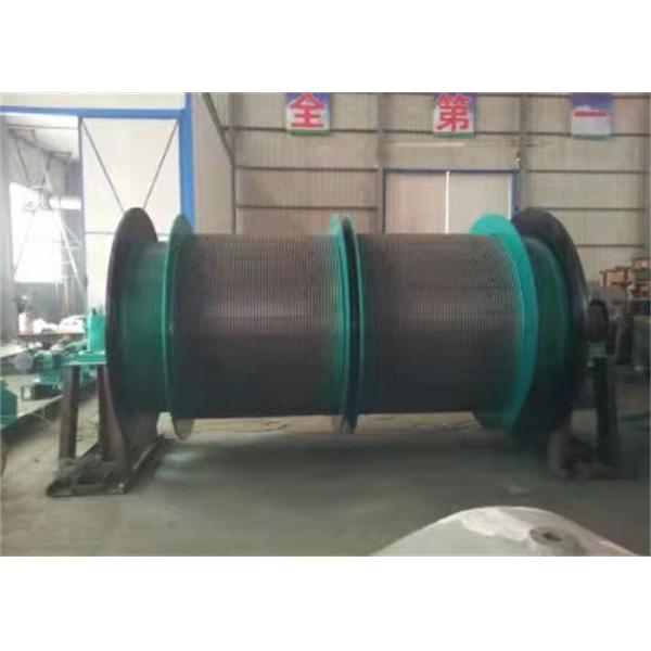 Multilayer Grooved Drum Electric Cable Pulling Winch Hydraulic System