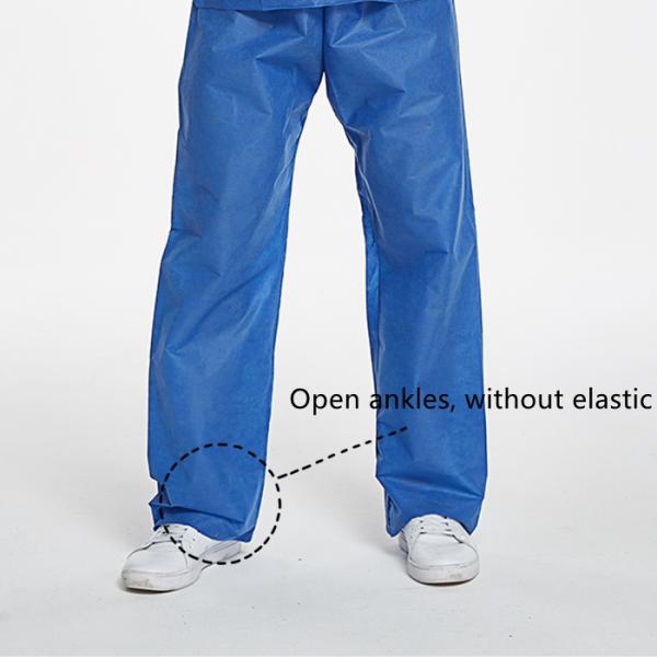 Non woven hospital patient gown uniform V neck short sleeve medical surgical doctor nurse disposable uniform