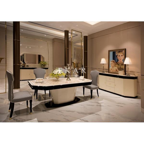 French Style Dining Chair Fabric Upholstered Dining Chair W005D6