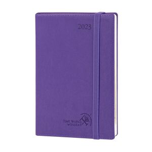 Quality Purple 80gsm Custom Academic Planner 2023 Weekly Planner 12 Month for sale