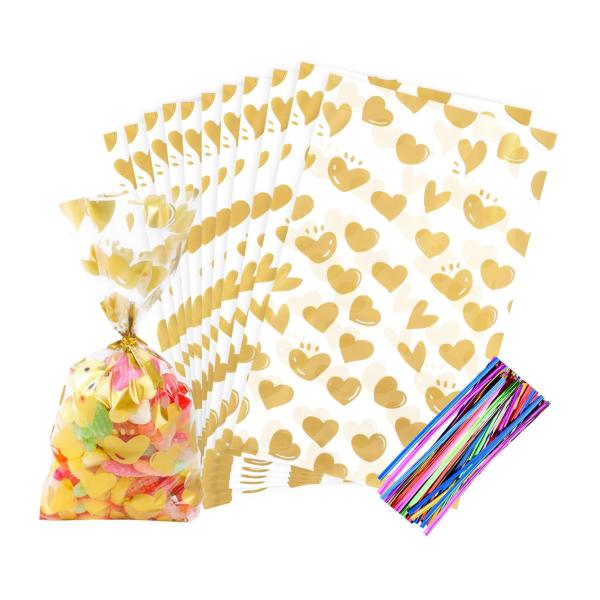 Hard Candy Transparent Opp Header Bag Recyclable Cellophane Bags For Food Packaging