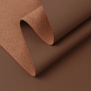 China Soft Cover Furniture Faux Synthetic Leather PVC Fabric Lychee Texture on sale